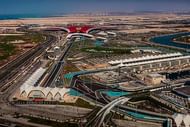 Yas Marina Circuit F1 overhead